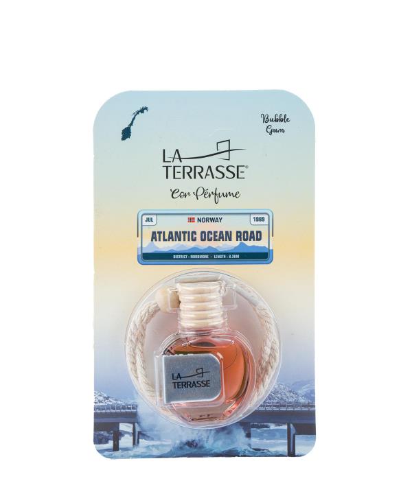 عطر خوشبوکننده ماشین لاتراس La Terrasse مدل Atlantic Ocean Road حجم 10 میلی‌لیتر